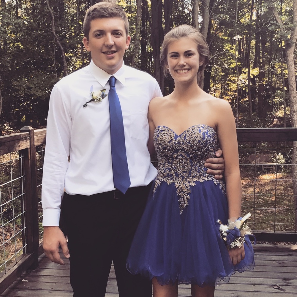 Beautiful blue formal dress